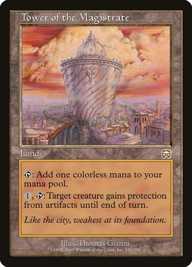 Image for Tower of the Magistrate (330) [Mercadian Masques] - Magic: The Gathering