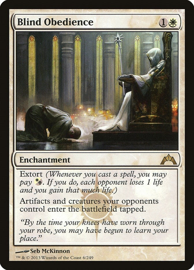 Image for Blind Obedience (6) [Gatecrash] - Magic: The Gathering