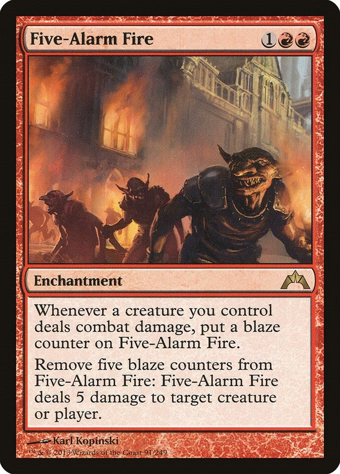 Image for Five-Alarm Fire (91) [Gatecrash] - Magic: The Gathering