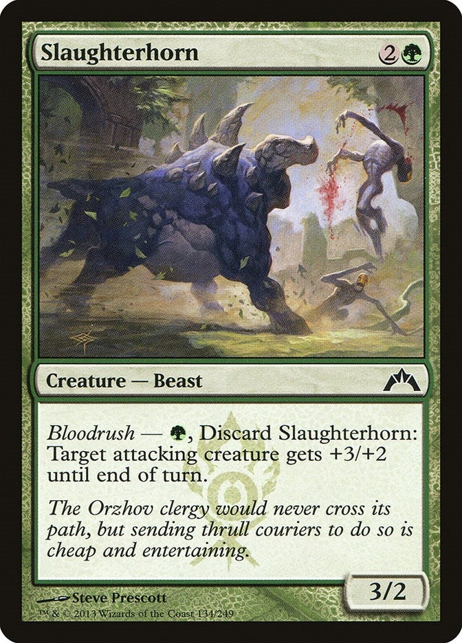 Image for Slaughterhorn (134) [Gatecrash] - Magic: The Gathering