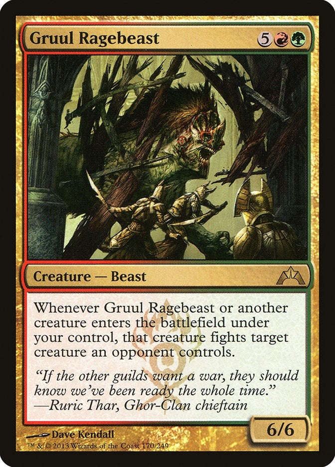 Image for Gruul Ragebeast (170) [Gatecrash] - Magic: The Gathering