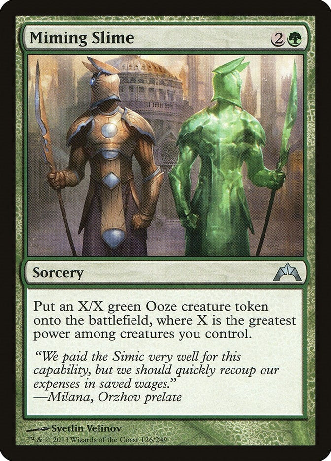 Image for Miming Slime (126) [Gatecrash] - Magic: The Gathering