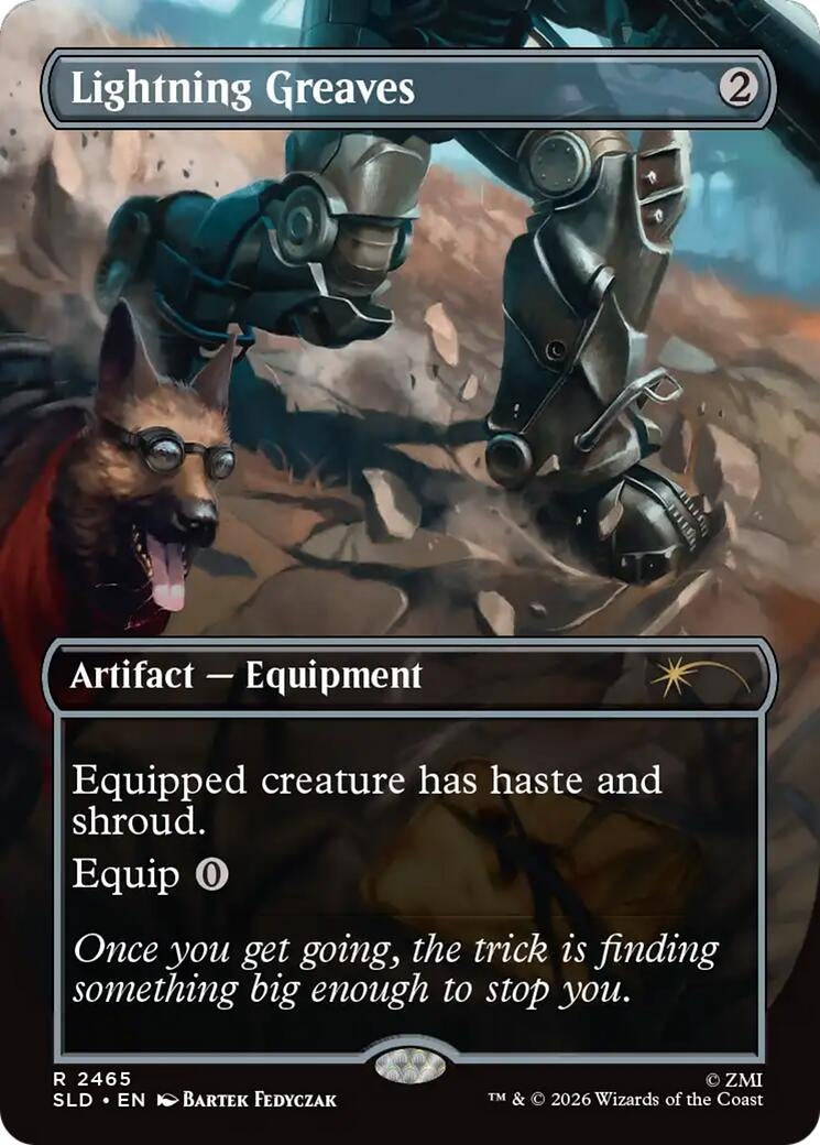 Lightning Greaves (2465) (2465) [Secret Lair Drop Series]