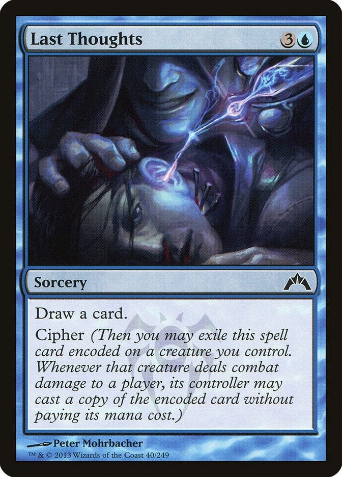 Image for Last Thoughts (40) [Gatecrash] - Magic: The Gathering