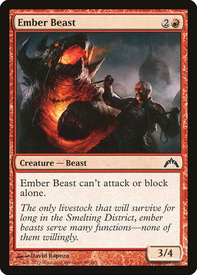 Image for Ember Beast (89) [Gatecrash] - Magic: The Gathering