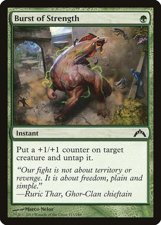 Image for Burst of Strength (115) [Gatecrash] - Magic: The Gathering