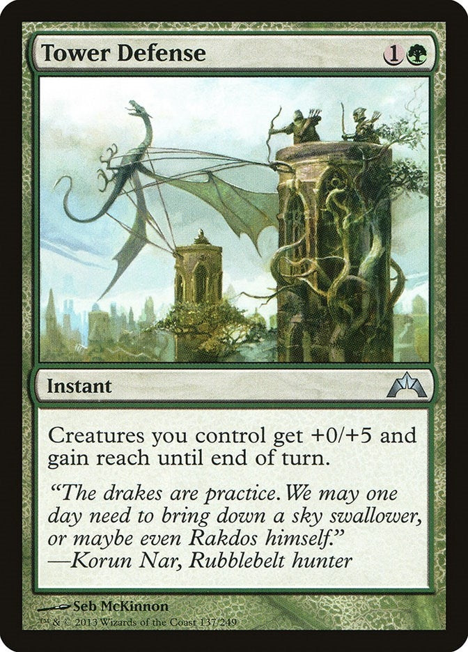 Image for Tower Defense (137) [Gatecrash] - Magic: The Gathering