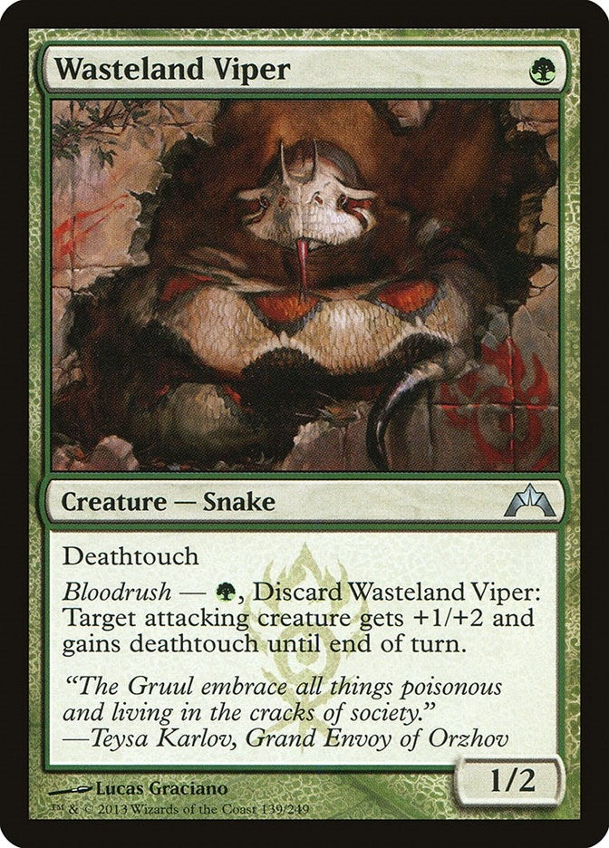 Image for Wasteland Viper (139) [Gatecrash] - Magic: The Gathering