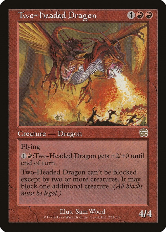 Image for Two-Headed Dragon (221) [Mercadian Masques] - Magic: The Gathering