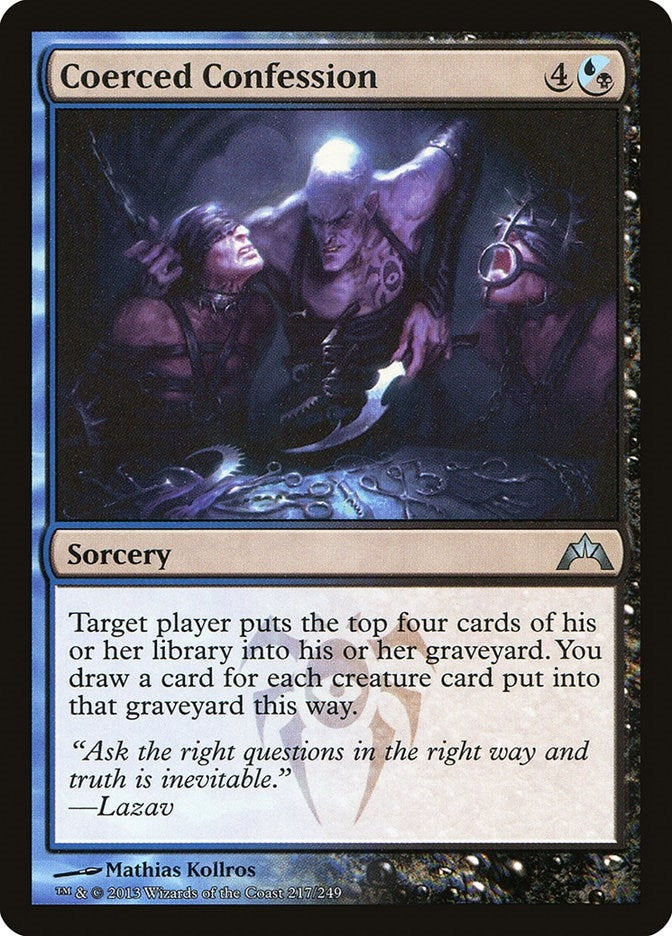 Image for Coerced Confession (217) [Gatecrash] - Magic: The Gathering