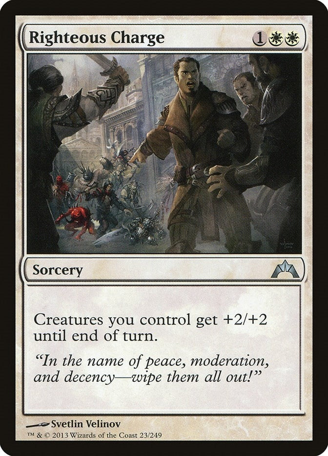 Image for Righteous Charge (23) [Gatecrash] - Magic: The Gathering
