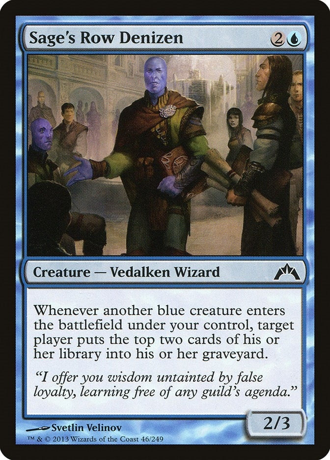 Image for Sage's Row Denizen (46) [Gatecrash] - Magic: The Gathering
