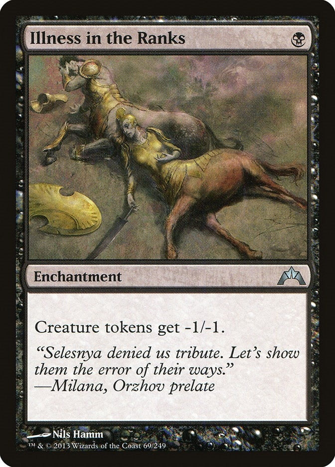 Image for Illness in the Ranks (69) [Gatecrash] - Magic: The Gathering