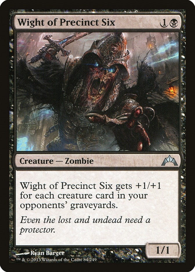 Image for Wight of Precinct Six (84) [Gatecrash] - Magic: The Gathering