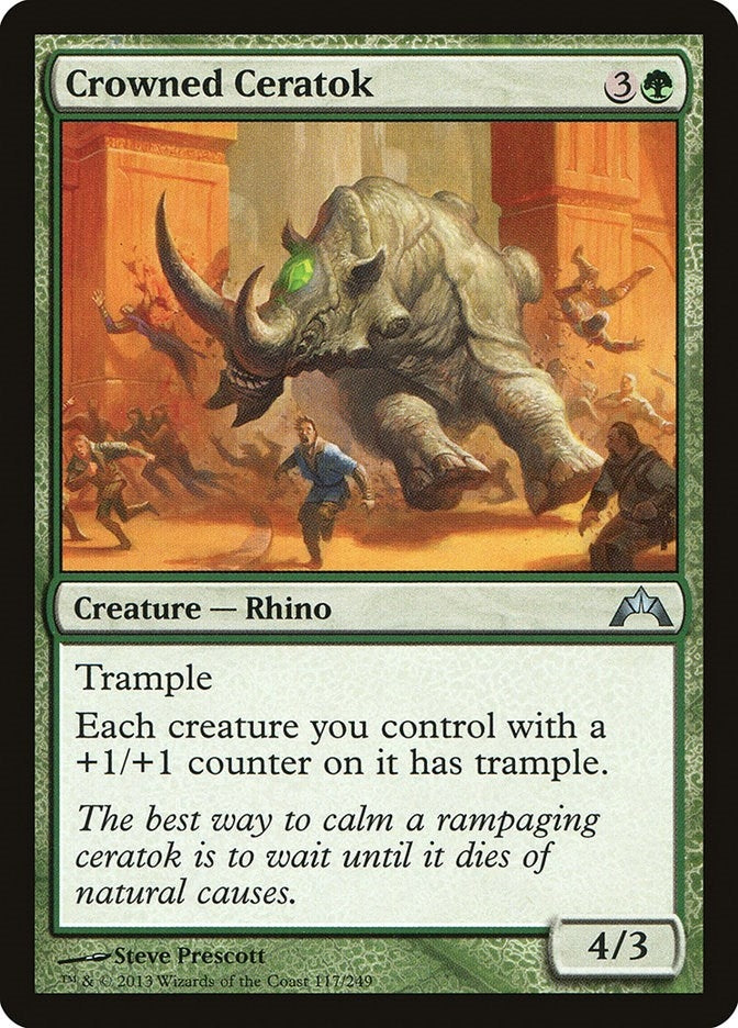 Image for Crowned Ceratok (117) [Gatecrash] - Magic: The Gathering