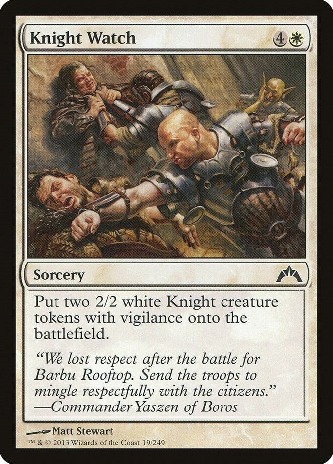 Image for Knight Watch (19) [Gatecrash] - Magic: The Gathering