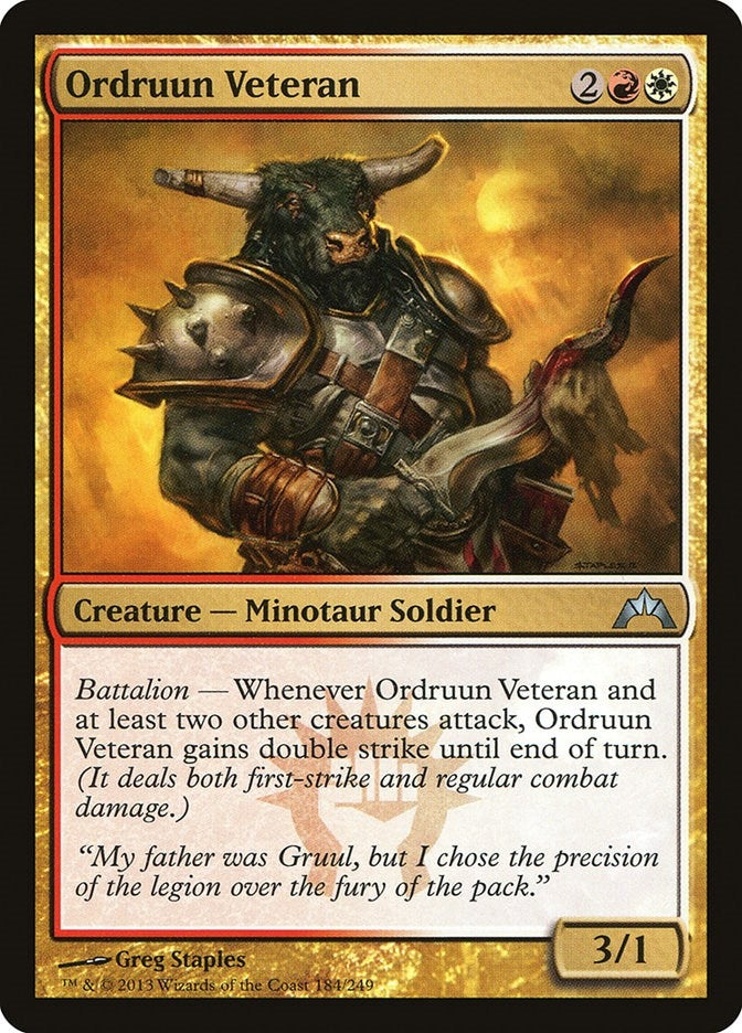 Image for Ordruun Veteran (184) [Gatecrash] - Magic: The Gathering