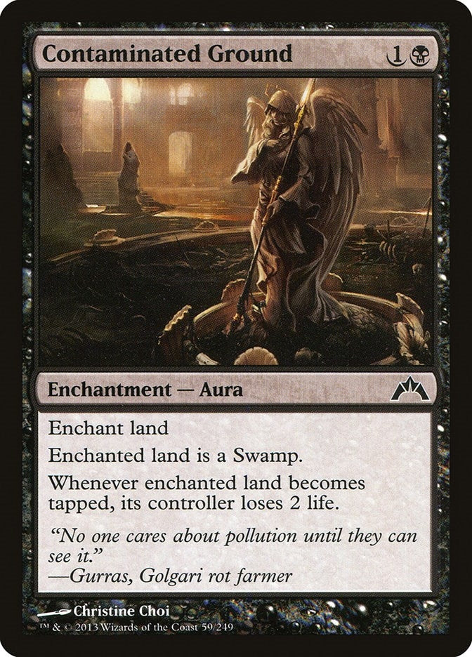 Image for Contaminated Ground (59) [Gatecrash] - Magic: The Gathering