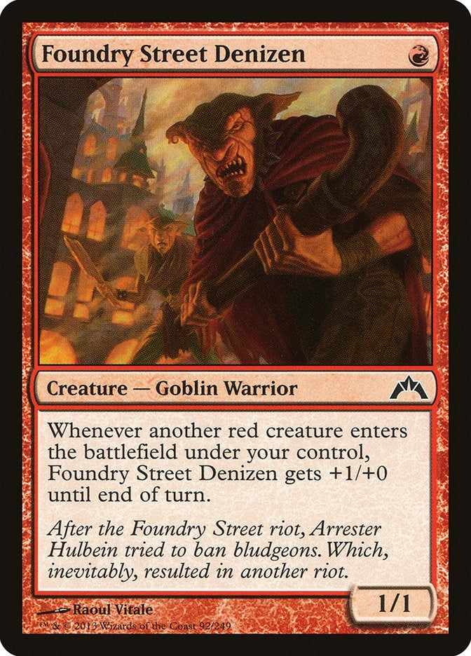 Image for Foundry Street Denizen (92) [Gatecrash] - Magic: The Gathering