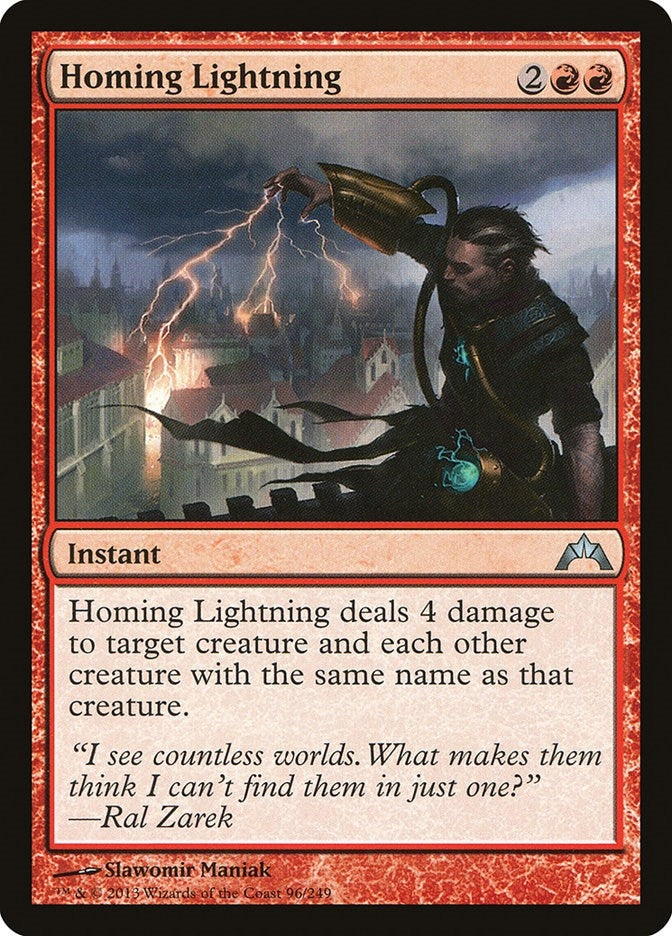 Image for Homing Lightning (96) [Gatecrash] - Magic: The Gathering
