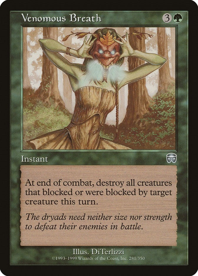 Image for Venomous Breath (281) [Mercadian Masques] - Magic: The Gathering