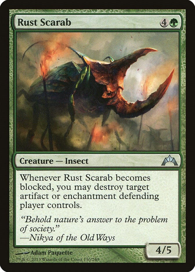 Image for Rust Scarab (130) [Gatecrash] - Magic: The Gathering