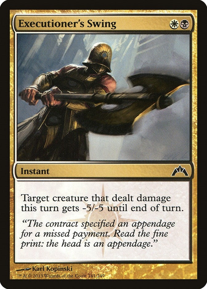 Image for Executioner's Swing (161) [Gatecrash] - Magic: The Gathering