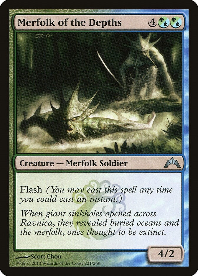 Image for Merfolk of the Depths (221) [Gatecrash] - Magic: The Gathering
