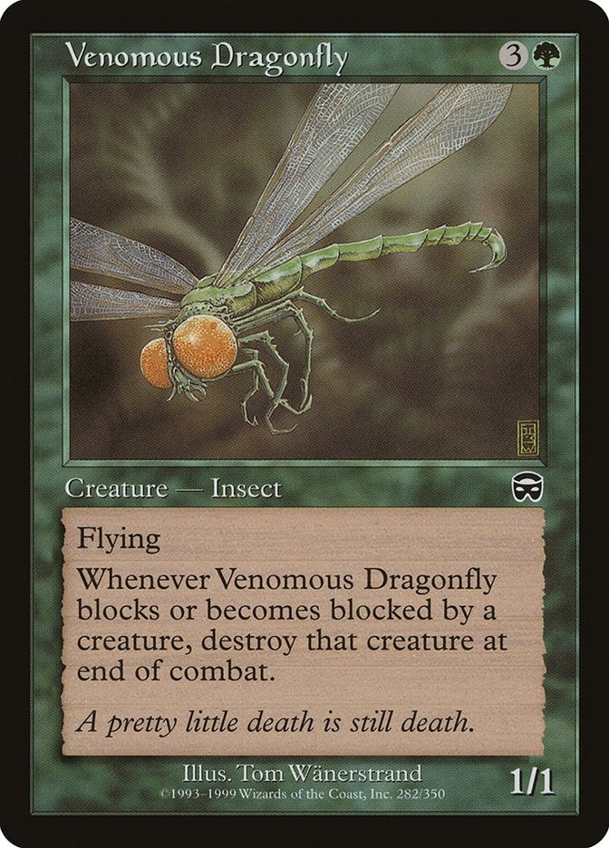 Image for Venomous Dragonfly (282) [Mercadian Masques] - Magic: The Gathering