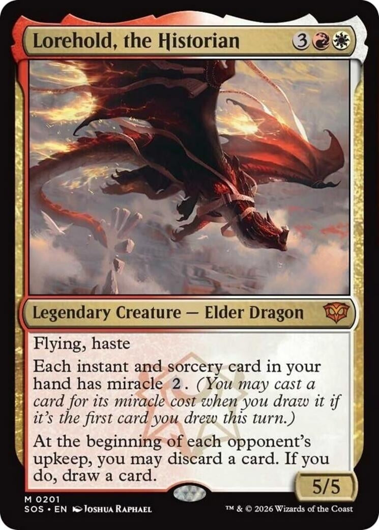 Image for Lorehold, the Historian (201) [Secrets of Strixhaven] - Magic: The Gathering