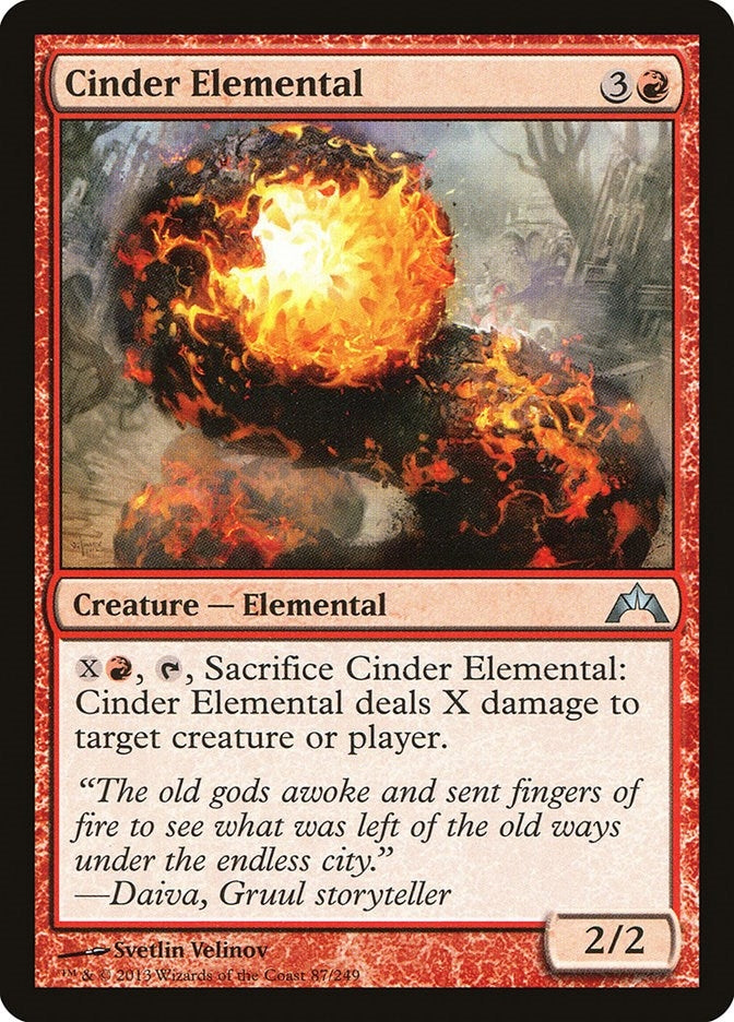 Image for Cinder Elemental (87) [Gatecrash] - Magic: The Gathering