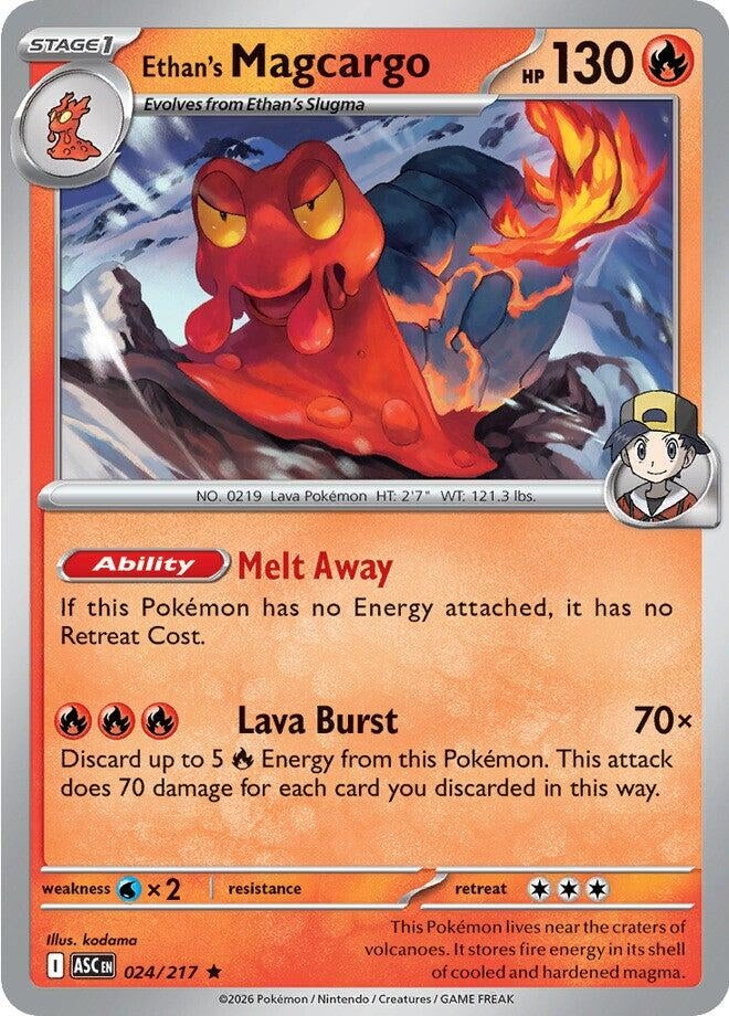 Image for Ethan's Magcargo (024/217) [ME: Ascended Heroes] - Pokemon