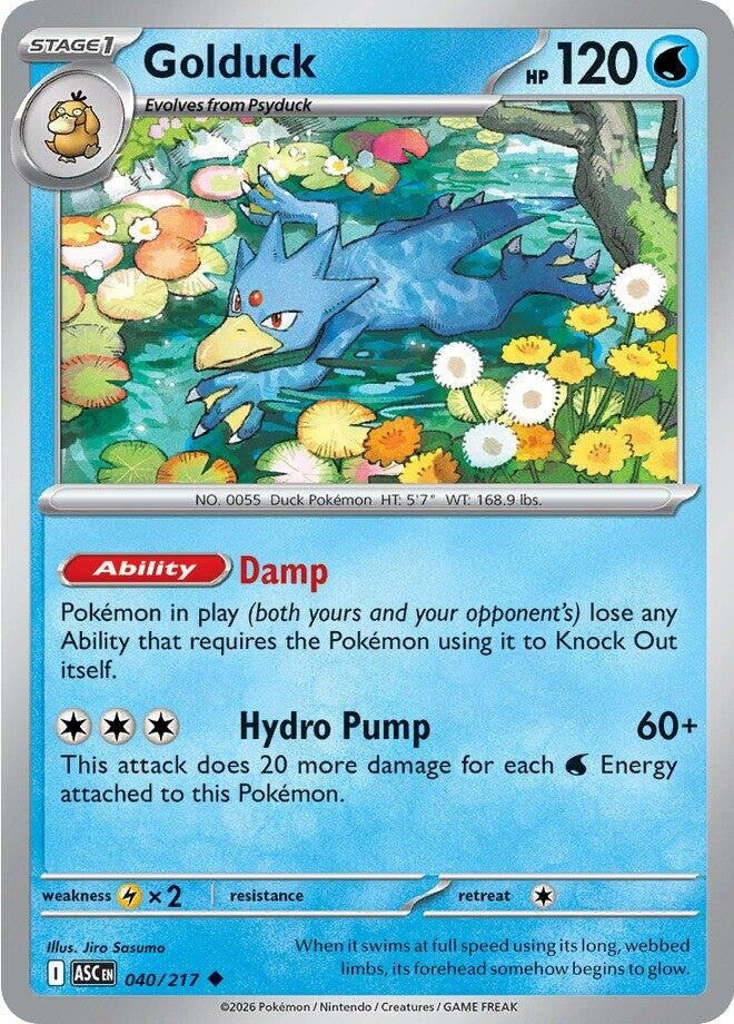 Image for Golduck (040/217) [ME: Ascended Heroes] - Pokemon