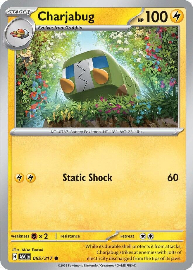 Image for Charjabug (065/217) [ME: Ascended Heroes] - Pokemon