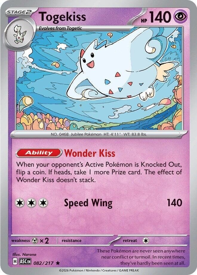 Image for Togekiss (082/217) [ME: Ascended Heroes] - Pokemon