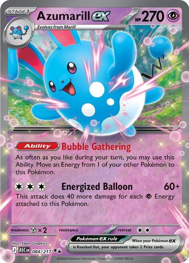 Image for Azumarill ex (084/217) [ME: Ascended Heroes] - Pokemon