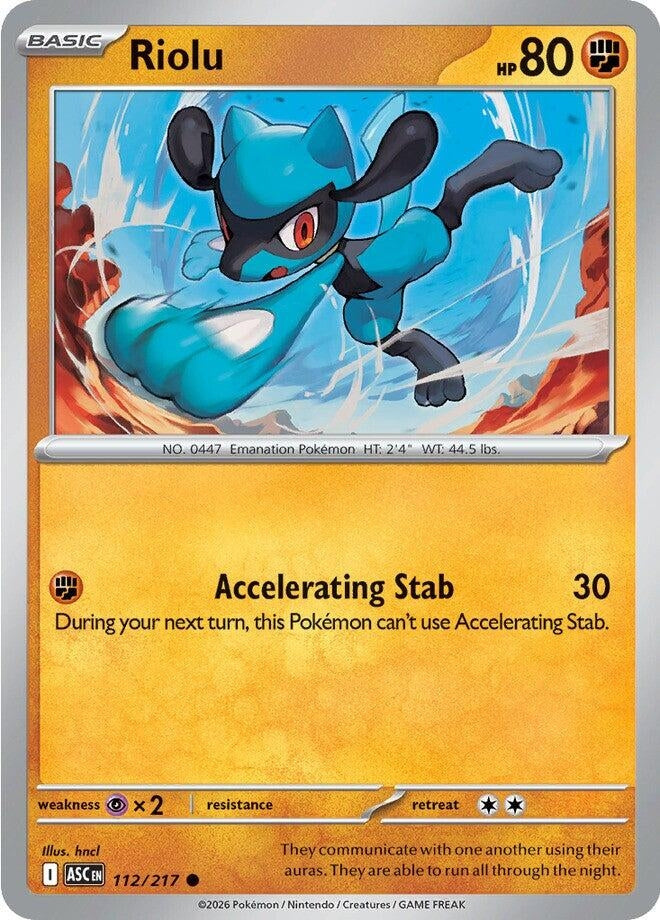 Image for Riolu (112/217) [ME: Ascended Heroes] - Pokemon