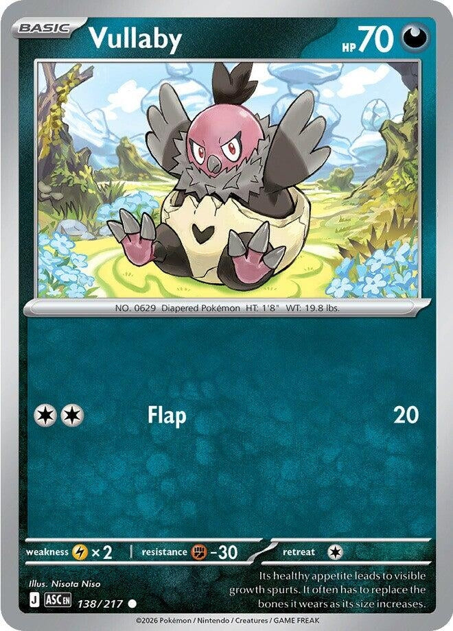 Image for Vullaby (138/217) [ME: Ascended Heroes] - Pokemon