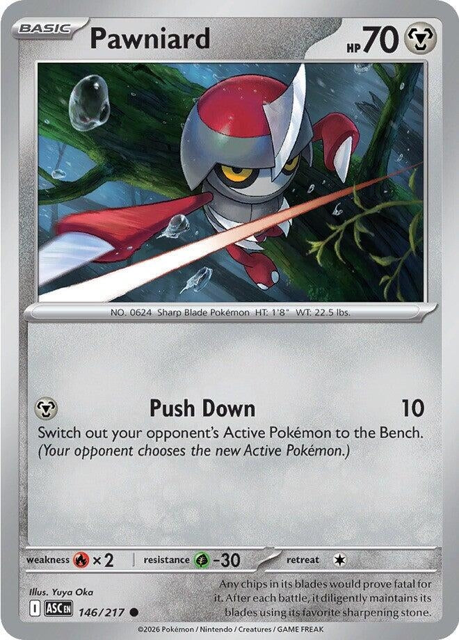 Image for Pawniard (146/217) [ME: Ascended Heroes] - Pokemon