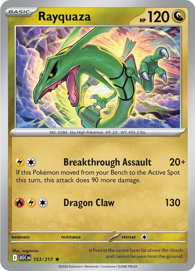 Image for Rayquaza (153/217) [ME: Ascended Heroes] - Pokemon