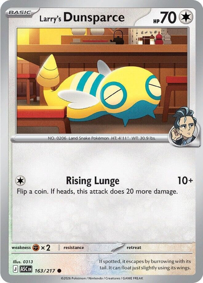 Image for Larry's Dunsparce (163/217) [ME: Ascended Heroes] - Pokemon