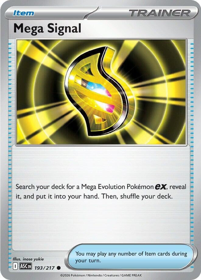 Image for Mega Signal (193/217) [ME: Ascended Heroes] - Pokemon