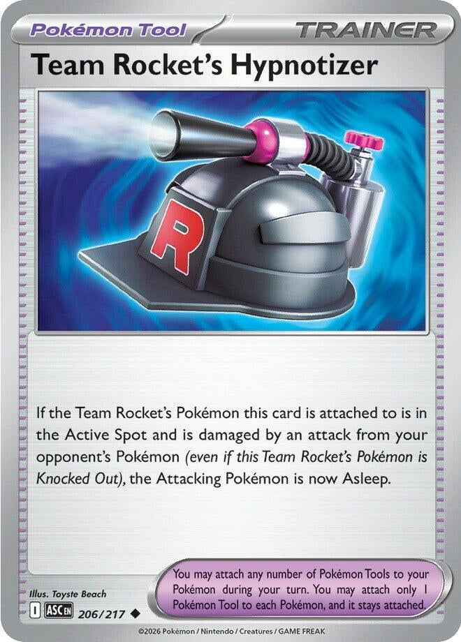 Image for Team Rocket's Hypnotizer (206/217) [ME: Ascended Heroes] - Pokemon