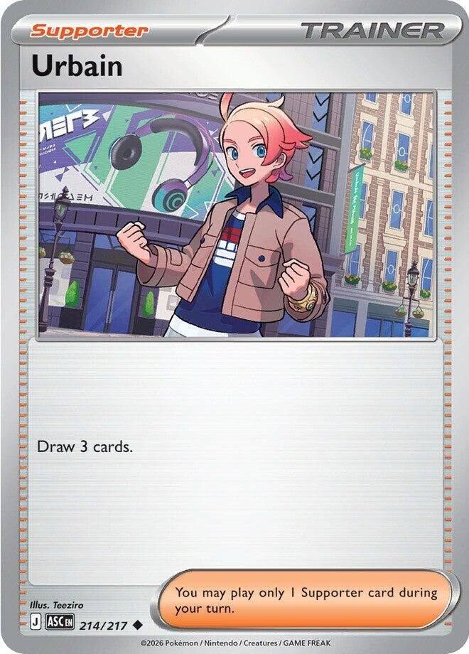 Image for Urbain (214/217) [ME: Ascended Heroes] - Pokemon