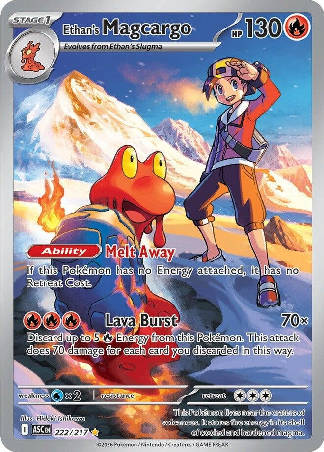 Image for Ethan's Magcargo (222/217) [ME: Ascended Heroes] - Pokemon