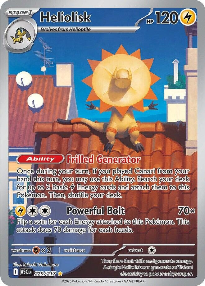 Image for Heliolisk (229/217) [ME: Ascended Heroes] - Pokemon