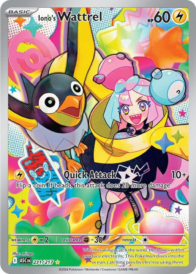 Image for Iono's Wattrel (231/217) [ME: Ascended Heroes] - Pokemon