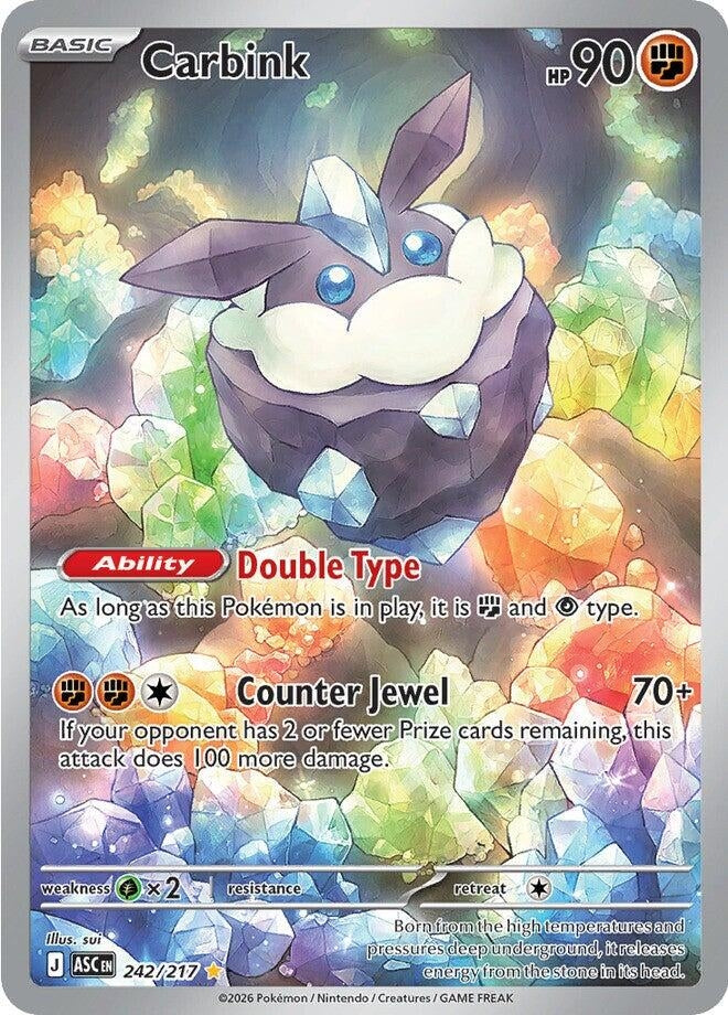Image for Carbink (242/217) [ME: Ascended Heroes] - Pokemon