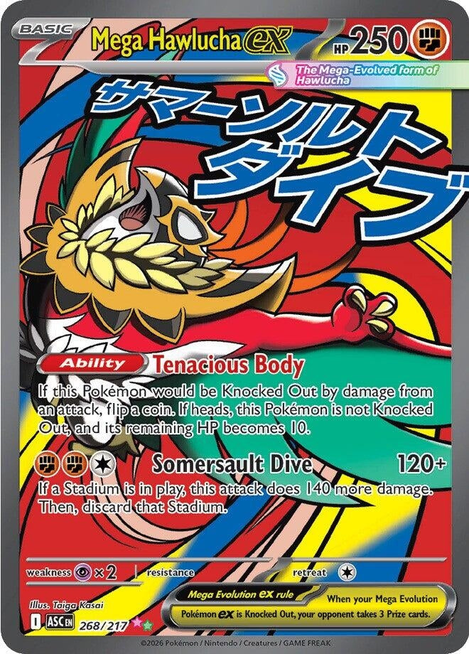 Image for Mega Hawlucha ex (268/217) [ME: Ascended Heroes] - Pokemon