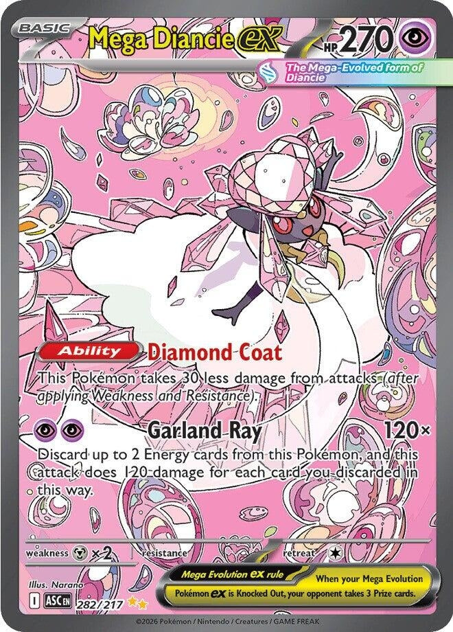 Image for Mega Diancie ex (282/217) [ME: Ascended Heroes] - Pokemon